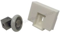 Cuscinetto articolato doccia 19x5mm, 10x10mm METALLICA quadrato.