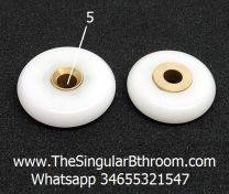 Rodamientos nylon de 23 y 25 mm para tornillo de 5 mm
