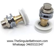 Roulette excentrique cabine de douche
