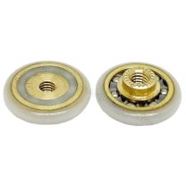 Rueda 18mm mampara ducha puerta plegable