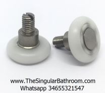Rueda para mampara de ducha de 18 mm diámetro