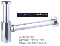 Siphon conique en chrome.
