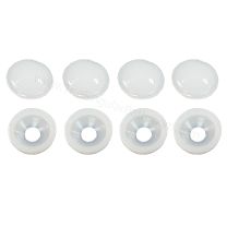 Tapón embellecedor blanco tapa tornillos