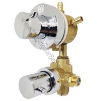 Grifo hidromasaje termostático con selector de 5 vías 