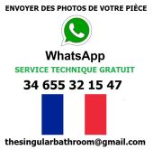 Réparation de paroi de douche et de baignoire balnéo, remplacement, recherche de pièces de marque.
