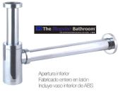 Siphon conique en chrome.